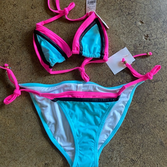 Pilyq Other - NWT Girls PilyQ NEO Block Bikini Set Size 16